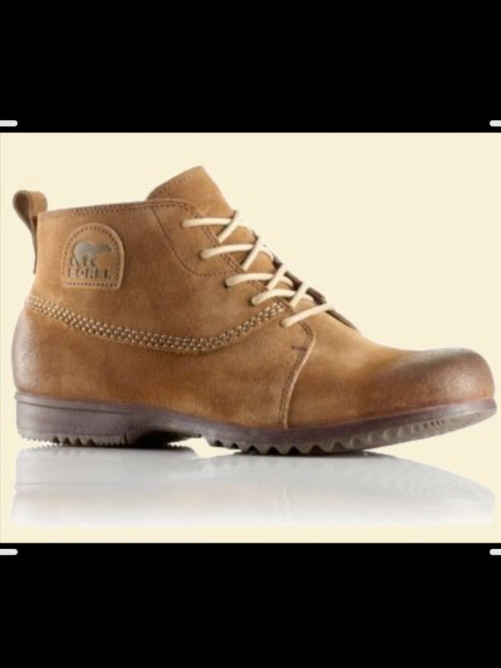 Sorel Men's Suede Greely Chukka Ankle Boots Waterproof Cafe Brown 10.5